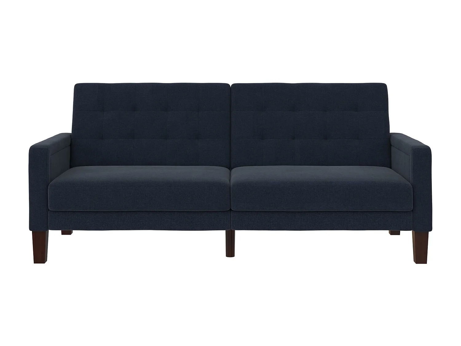 Porter | Canapé lit 3 places en lin bleu marine
