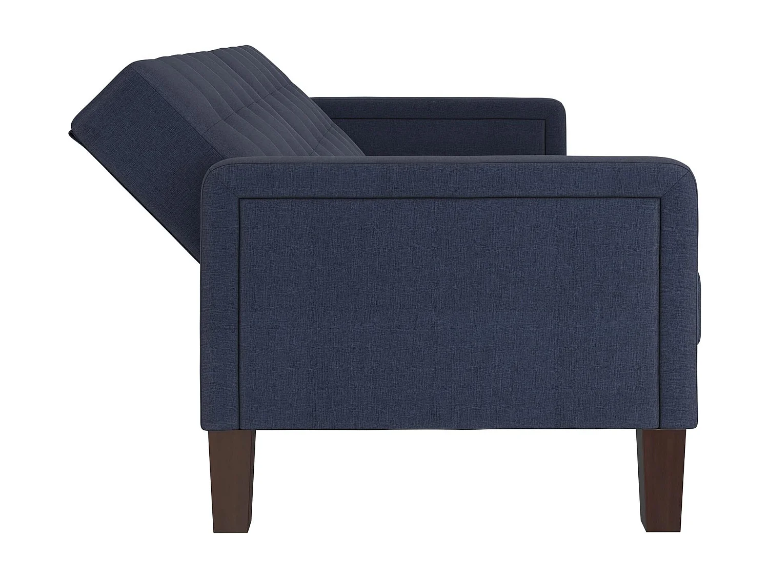 Porter | Canapé lit 3 places en lin bleu marine