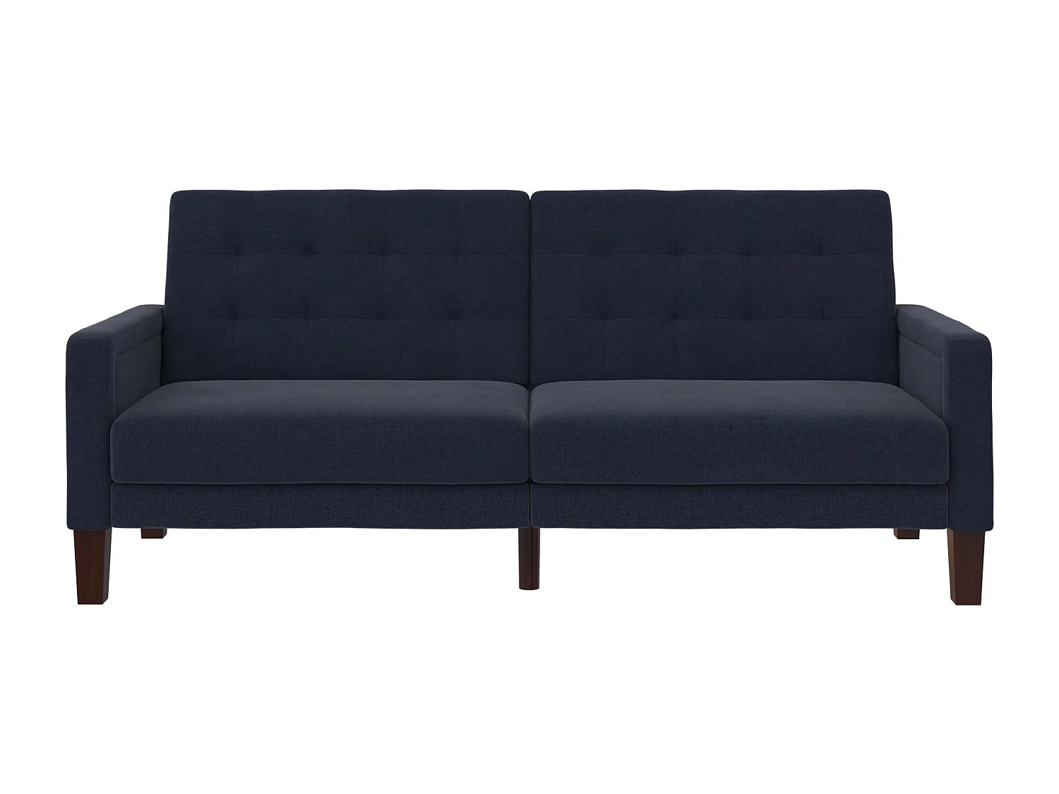 Porter | Canapé lit 3 places en lin bleu marine