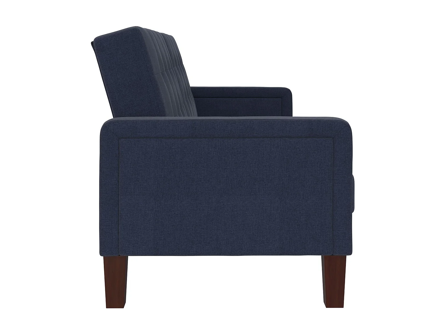 Porter | Canapé lit 3 places en lin bleu marine