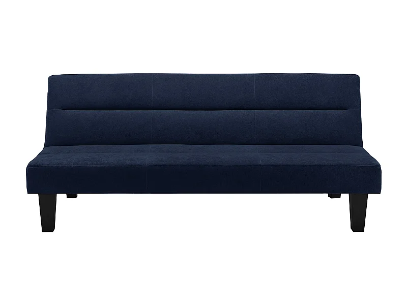 Kebo | Canapé-lit 3 places en microfibre bleu