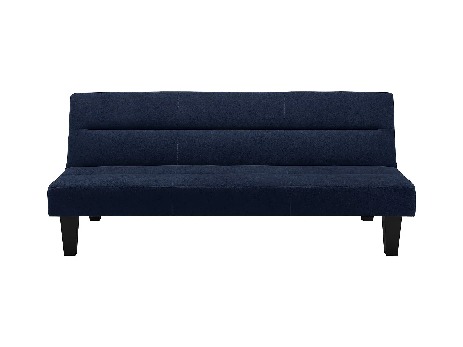 Kebo | Canapé-lit 3 places en microfibre bleu