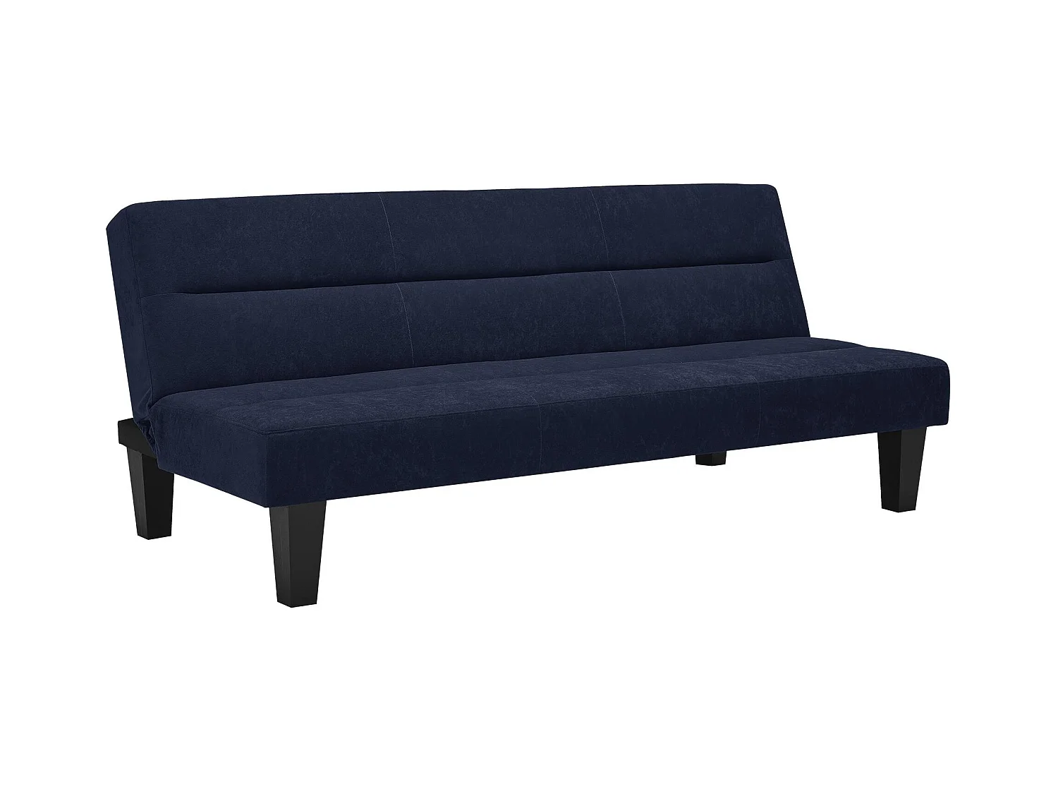 Kebo | Canapé-lit 3 places en microfibre bleu