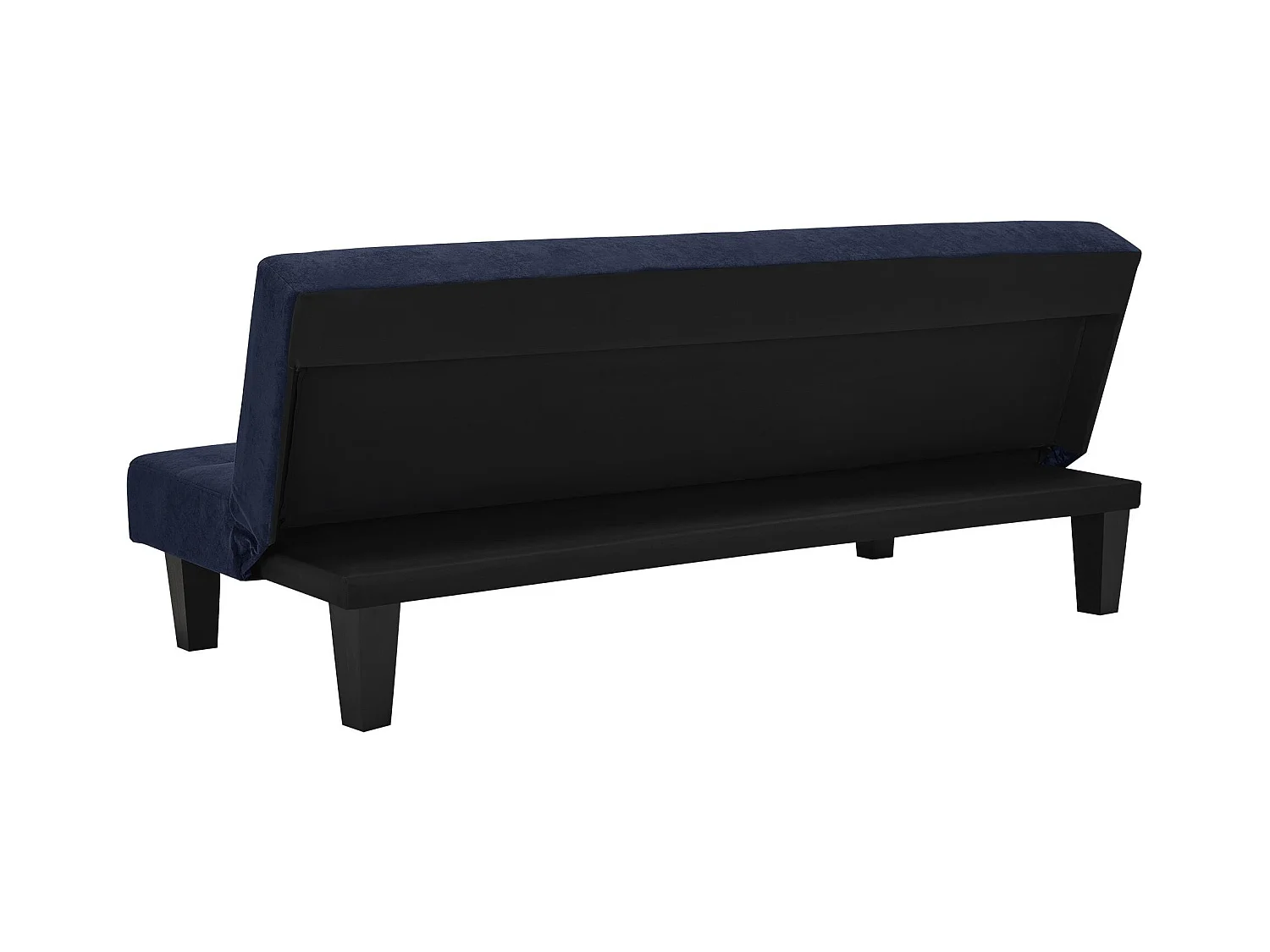 Kebo | Canapé-lit 3 places en microfibre bleu