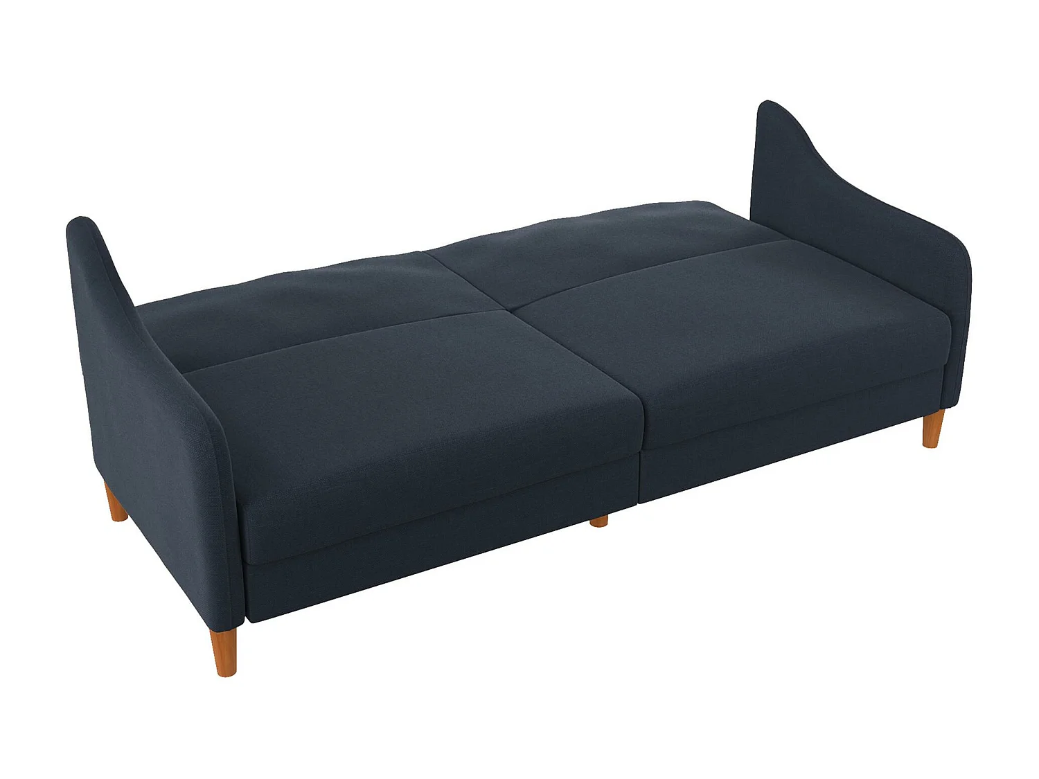 Jasper | Canapé lit 3 places en lin bleu marine