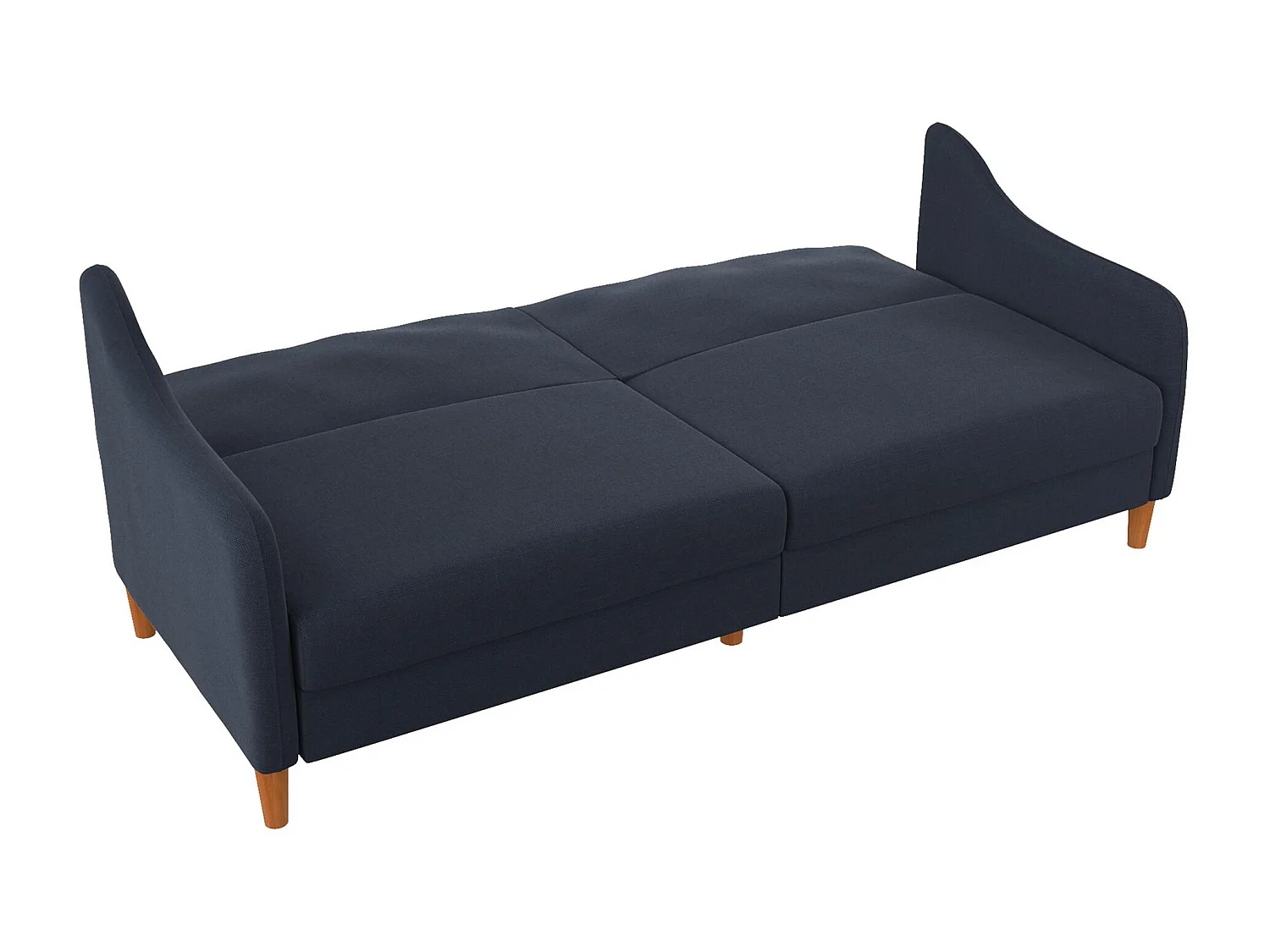 Jasper | Canapé lit 3 places en lin bleu marine