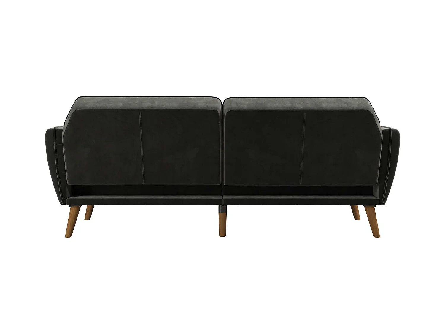 Sofá Cama 3 Plazas en Terciopelo Gris