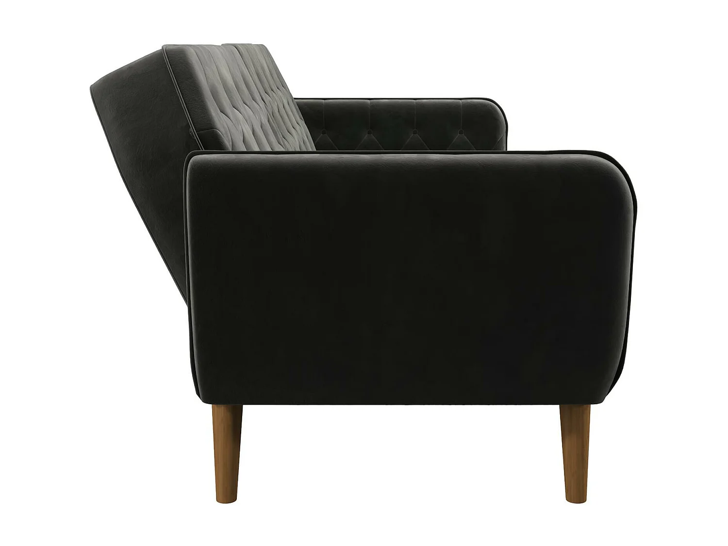 Tallulah | Canapé-lit 3 places en gris velours