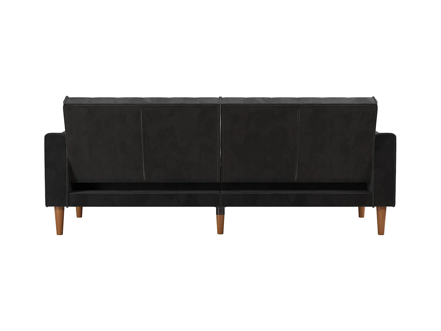 Stella | Canapé lit 3 places en velours gris foncé