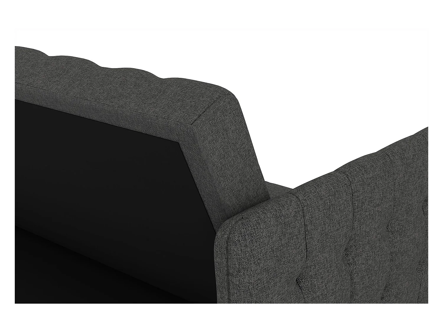 Slaapbank 3 zitplaatsen in Linnen Grijs