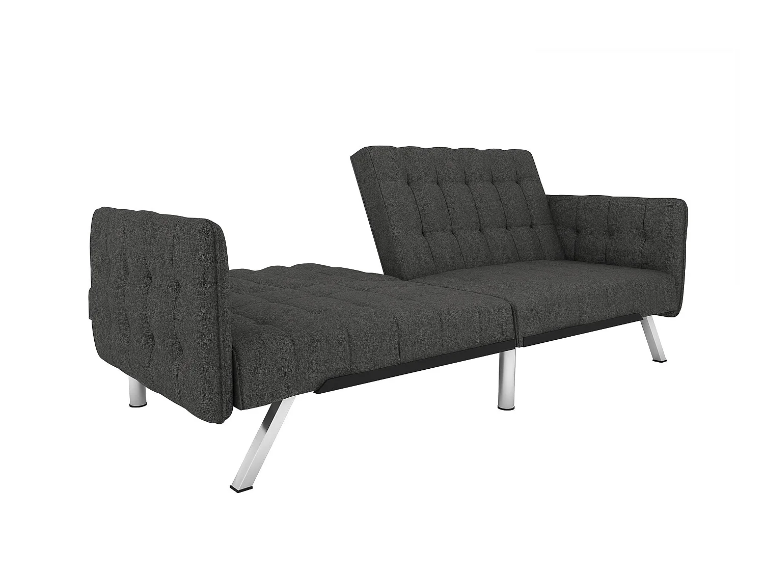 Slaapbank 3 zitplaatsen in Linnen Grijs