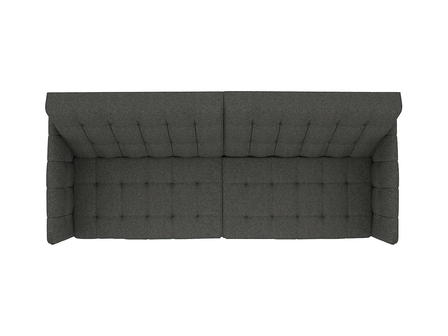 Slaapbank 3 zitplaatsen in Linnen Grijs