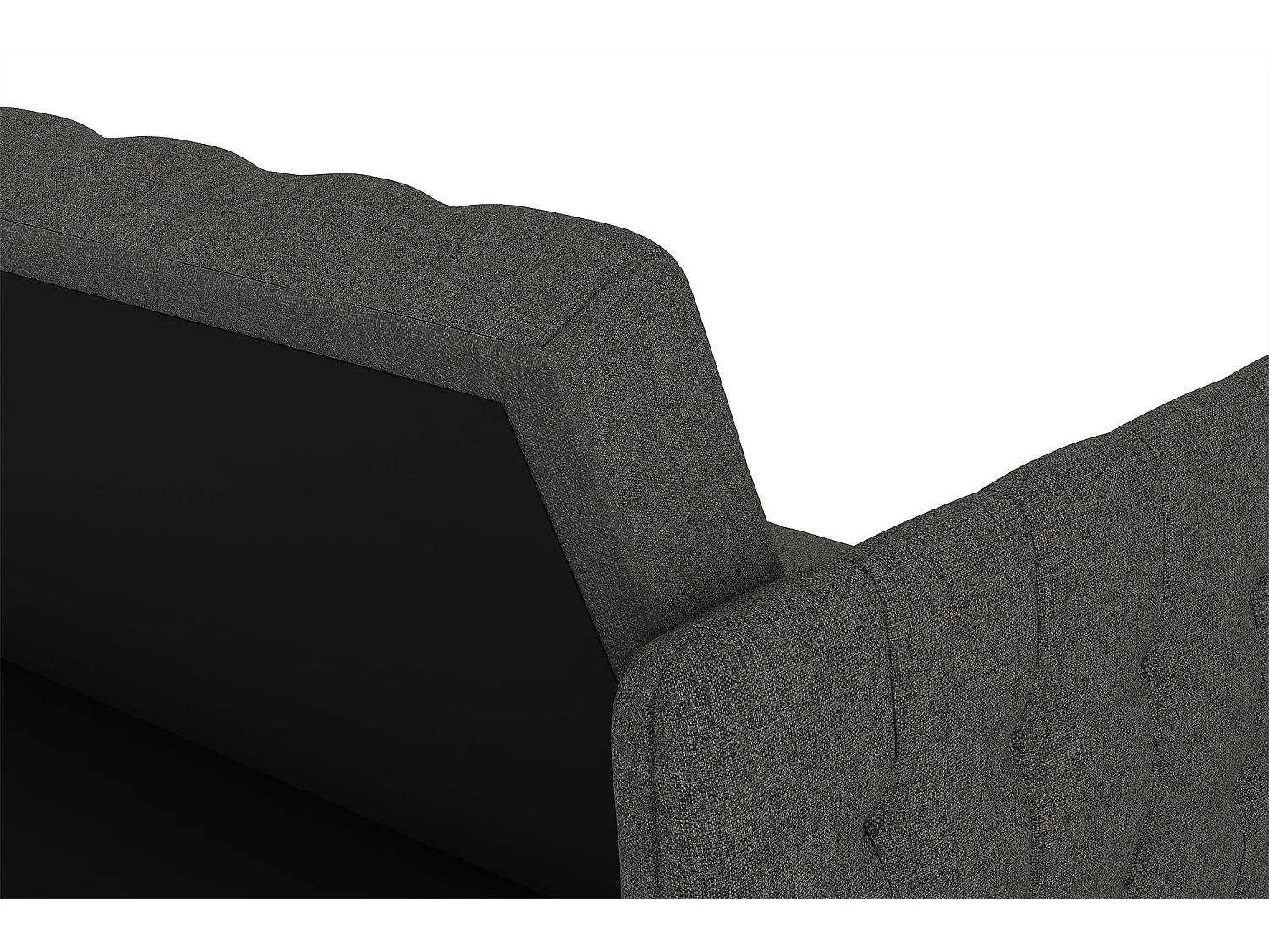 Emily | Canapé-lit 3 places en gris lin