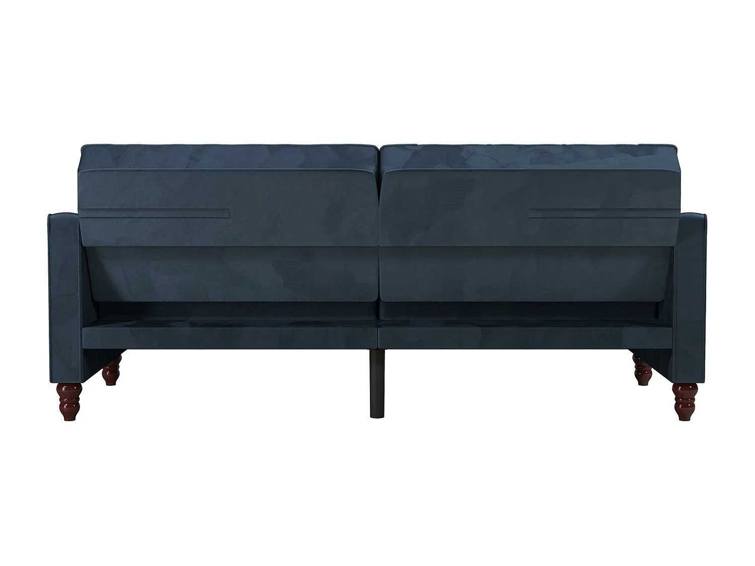 Vintage Tufted | Canapé-lit 3 places en bleu velours