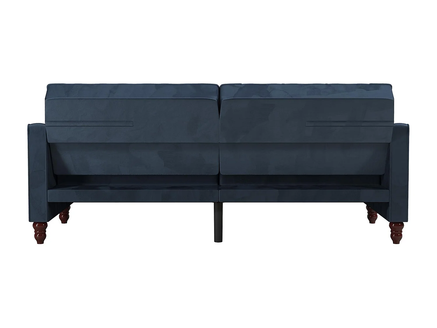 Vintage Tufted | Canapé-lit 3 places en bleu velours