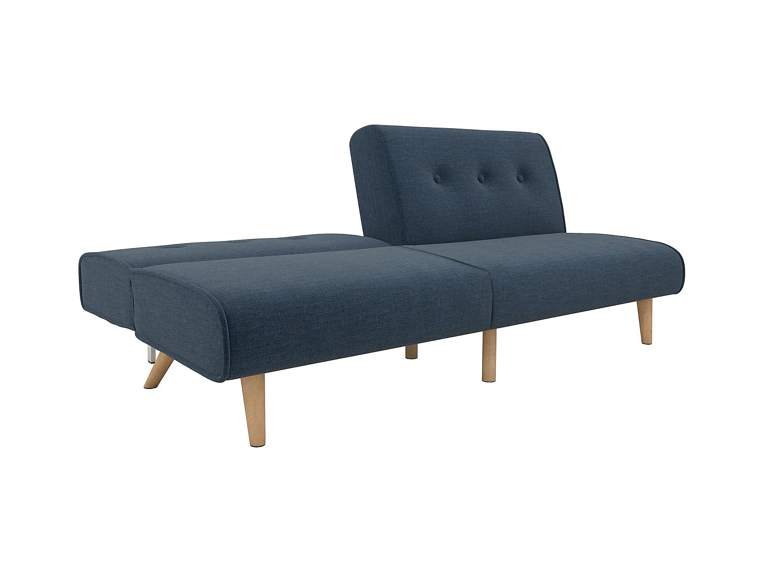 Slaapbank 3 zitplaatsen n Linnen Blauw