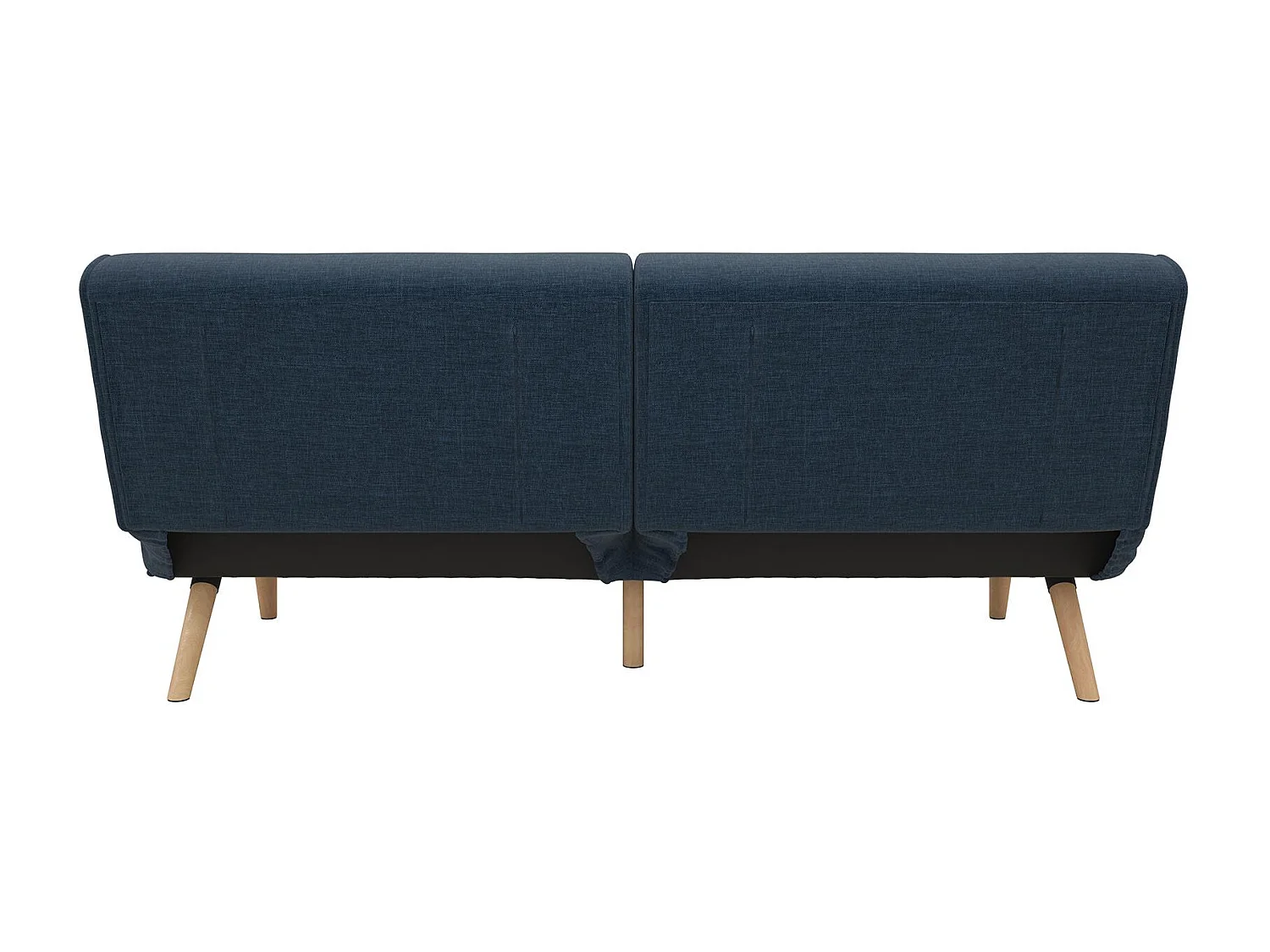 Schlafsofa 3 Sitze n Leinen Blau