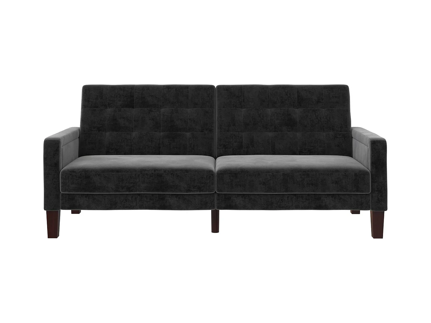 Porter | Canapé-lit 3 places en gris velours