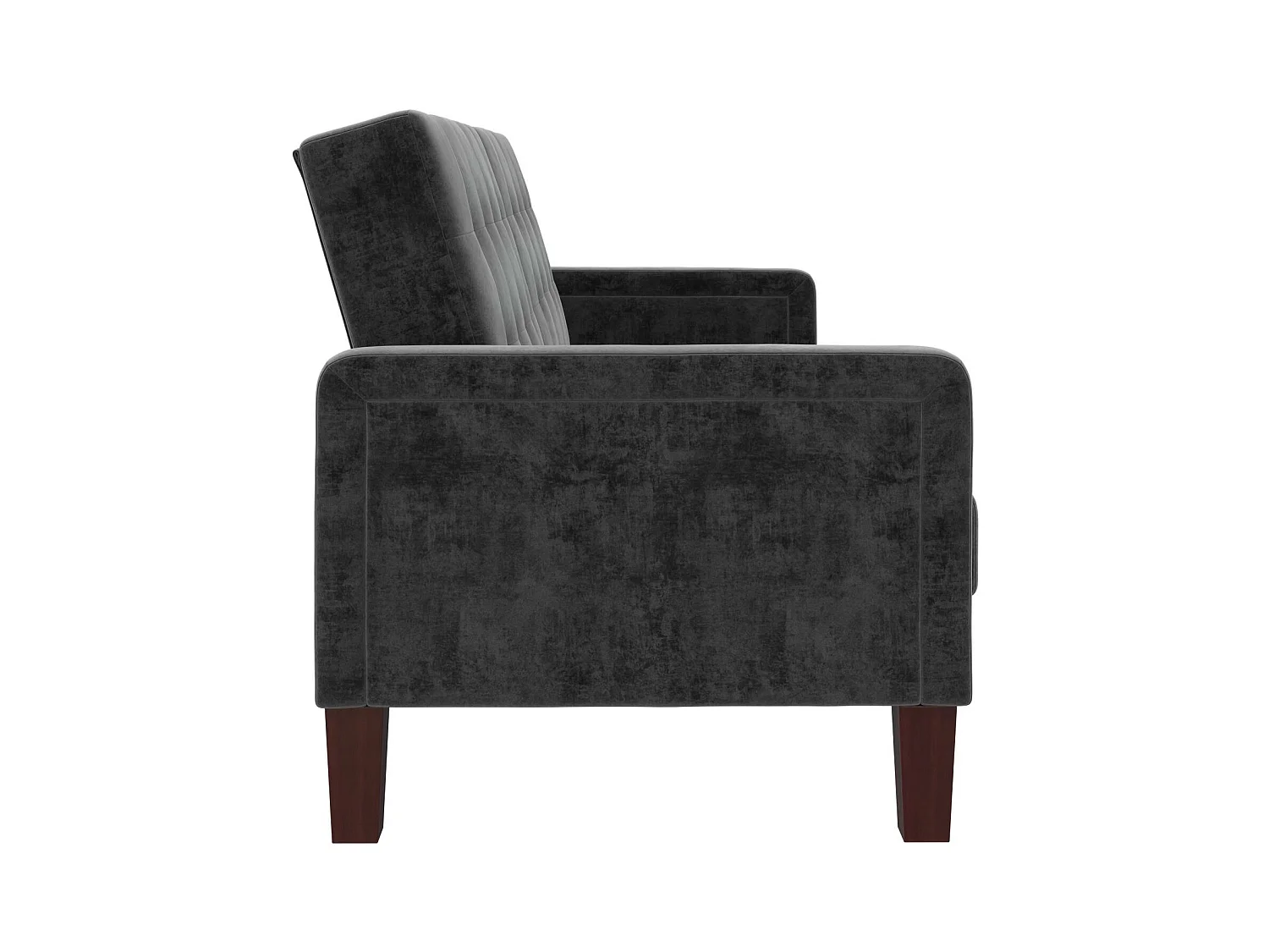 Porter | Canapé-lit 3 places en gris velours