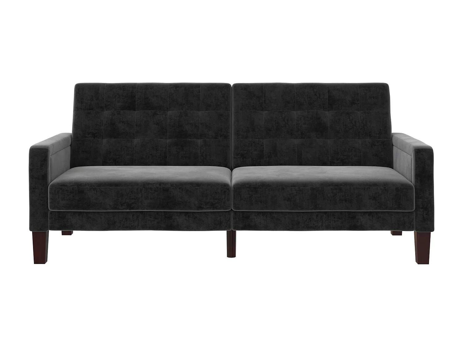 Porter | Canapé-lit 3 places en gris velours