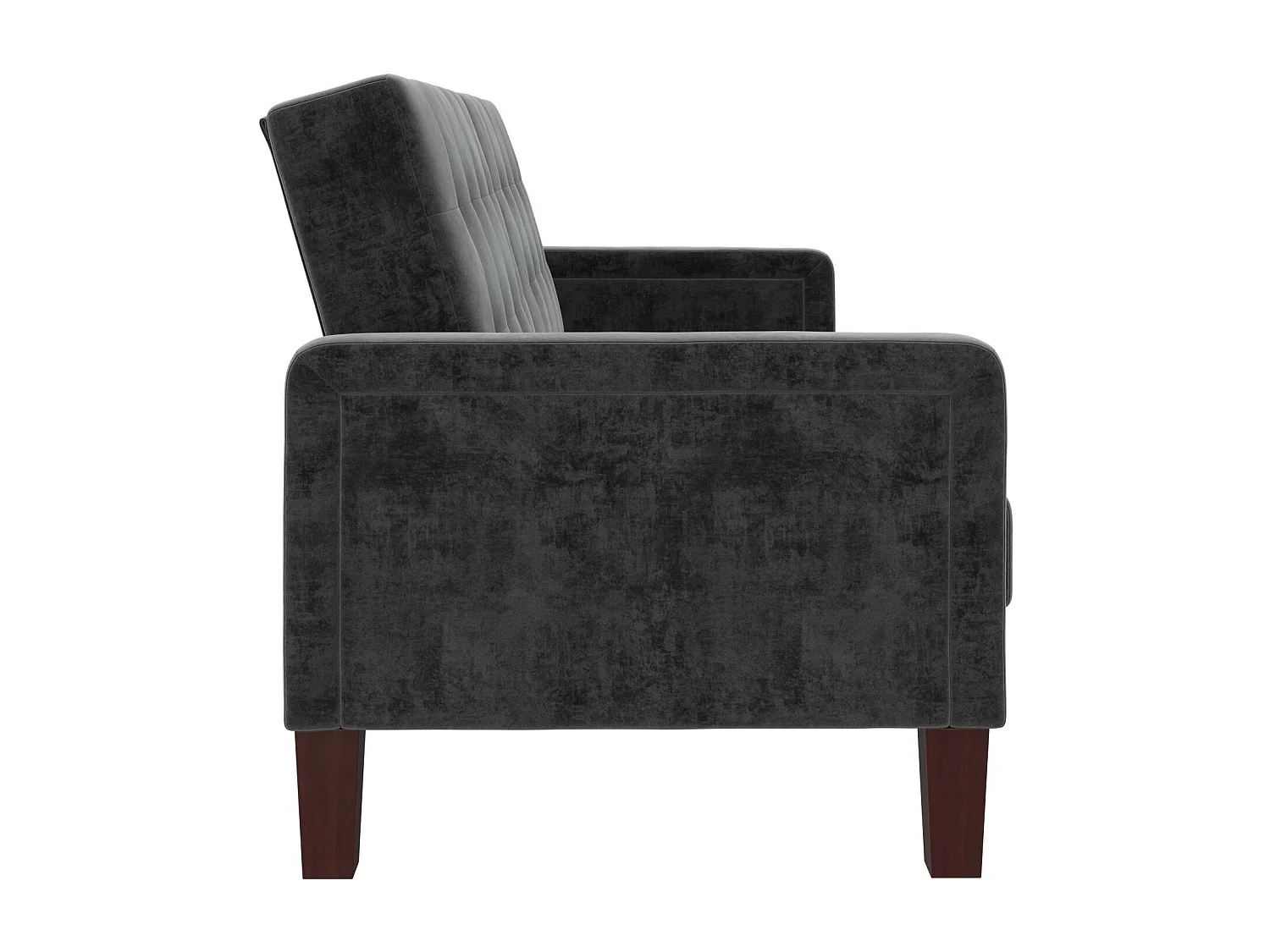 Porter | Canapé-lit 3 places en gris velours