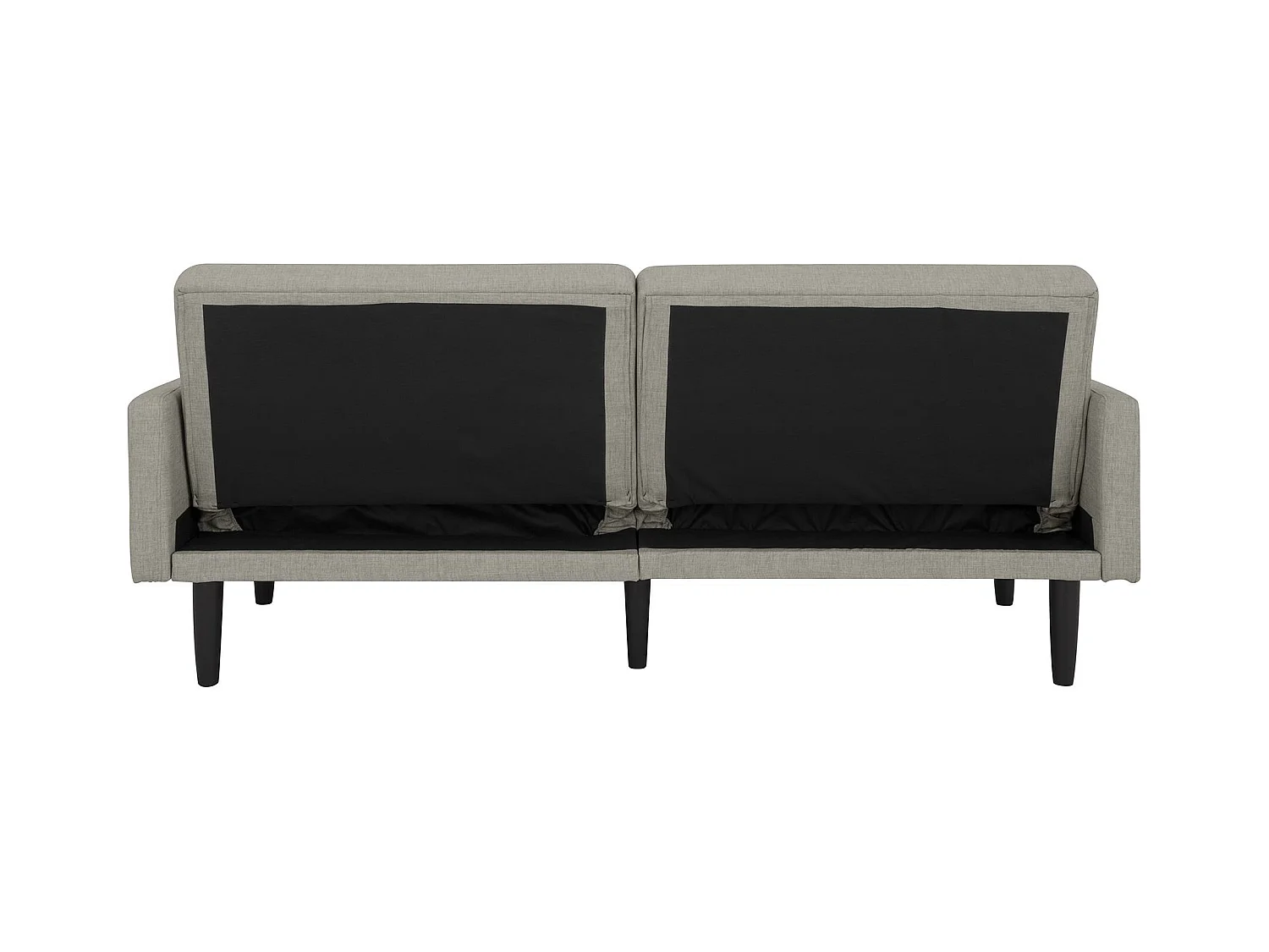 Canapé-lit 3 places en gris lin