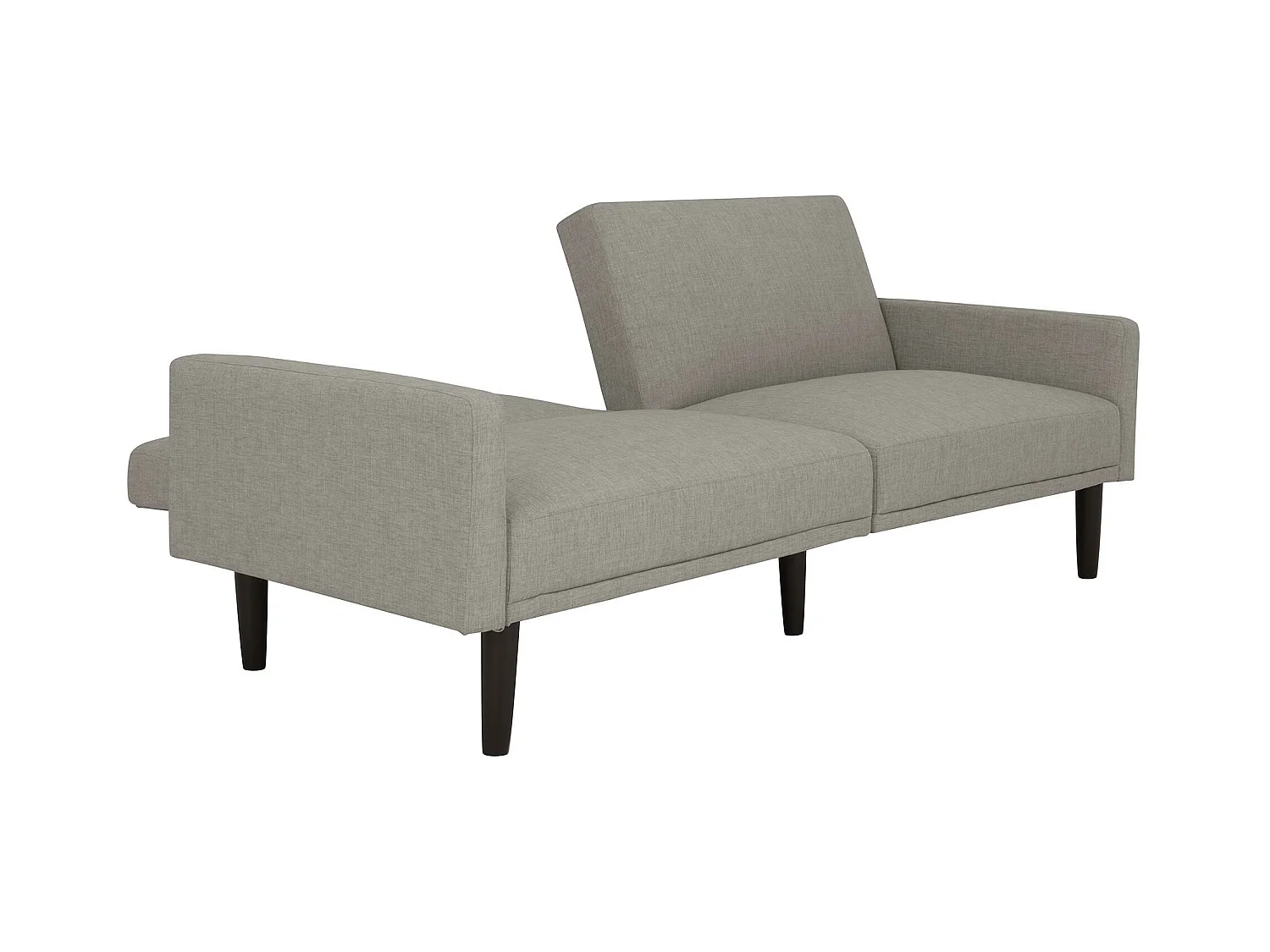 Canapé-lit 3 places en gris lin