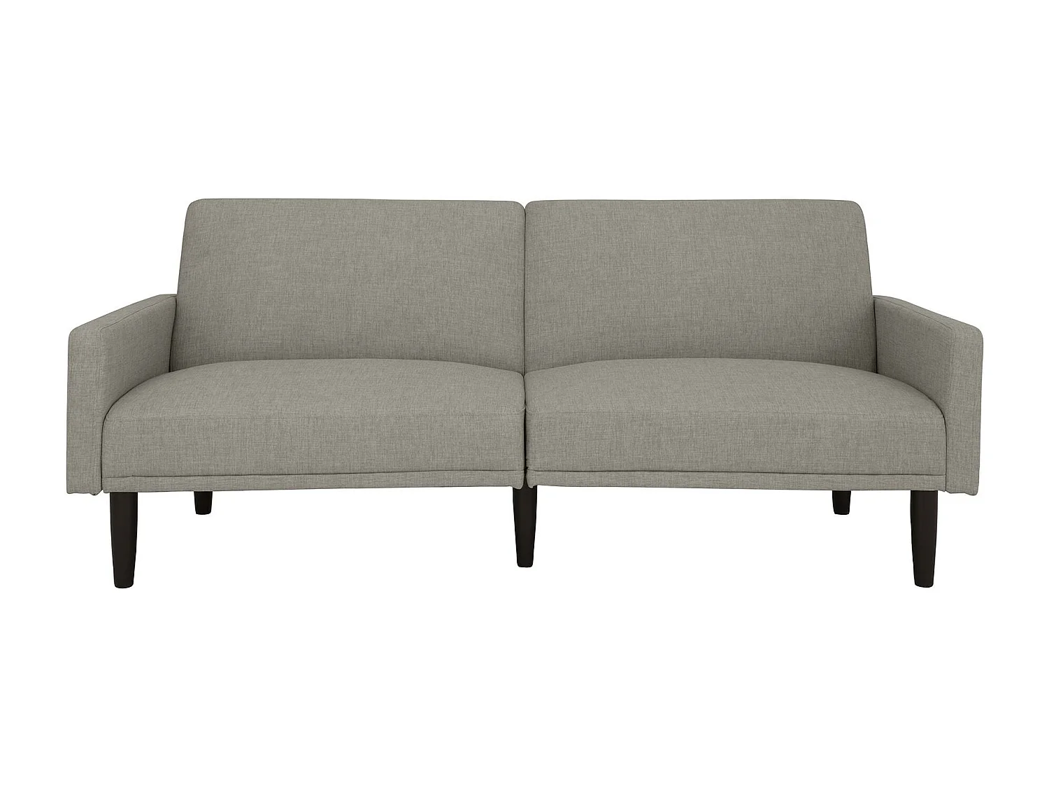 Schlafsofa 3 Sitze in Leinen Grau