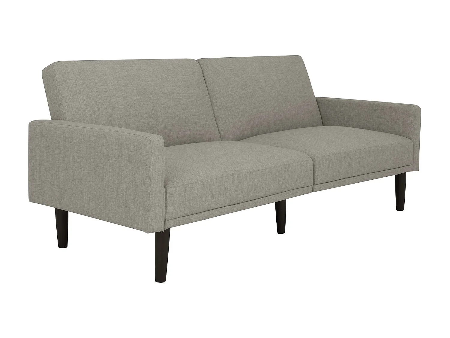 Schlafsofa 3 Sitze in Leinen Grau