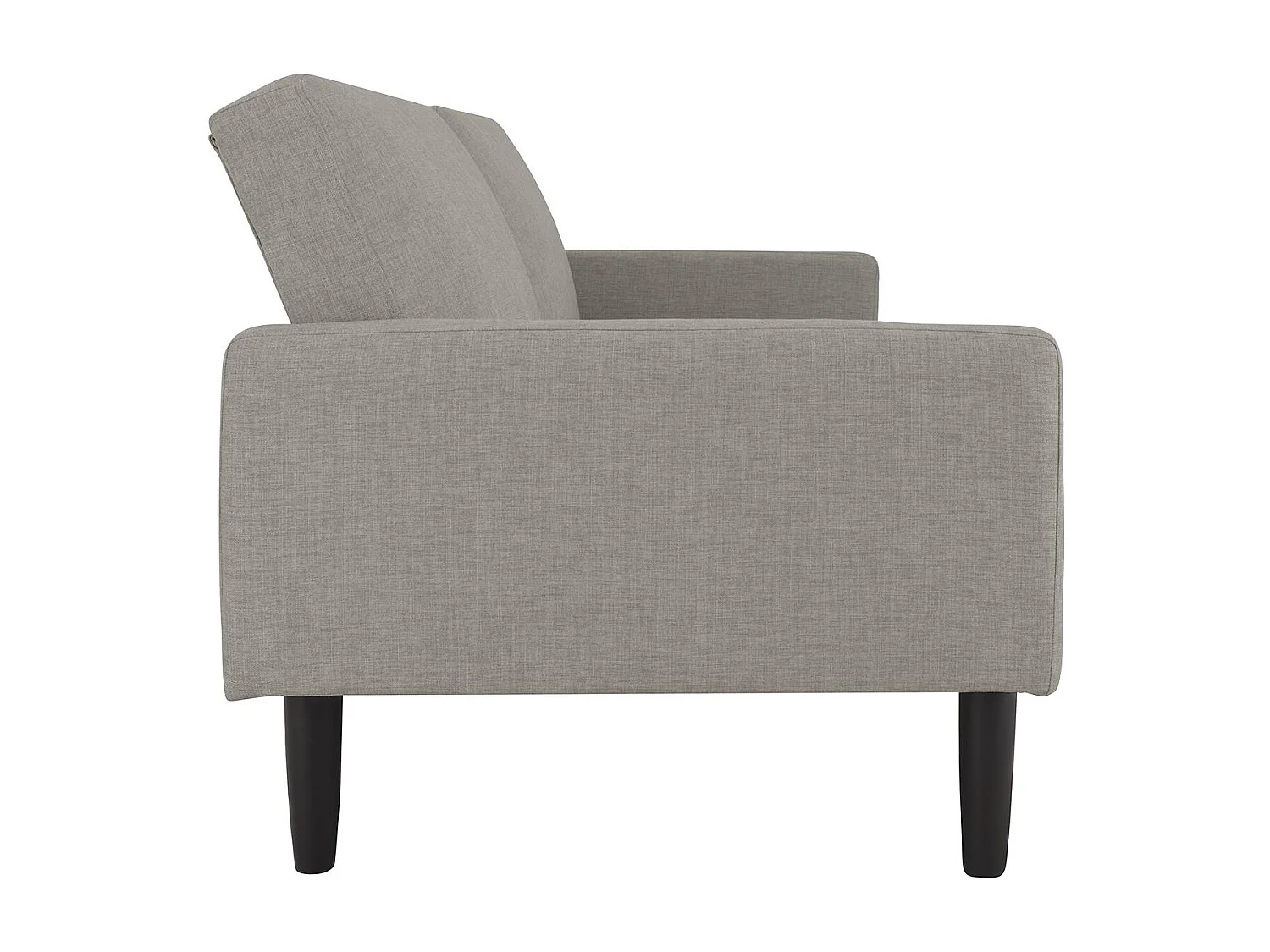 Schlafsofa 3 Sitze in Leinen Grau
