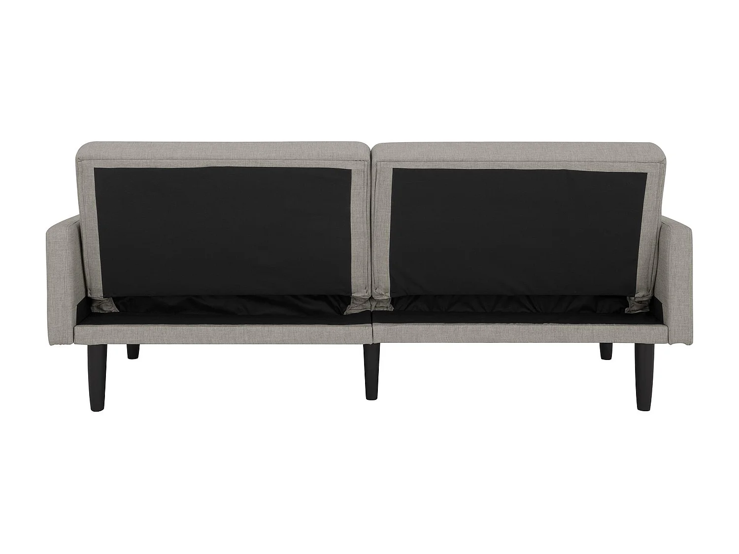 Canapé-lit 3 places en gris lin