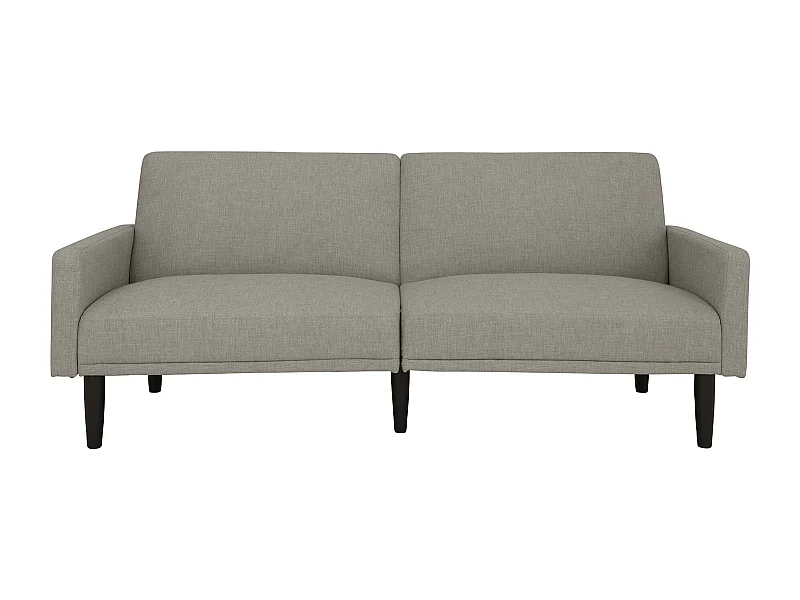 Schlafsofa 3 Sitze in Leinen Grau