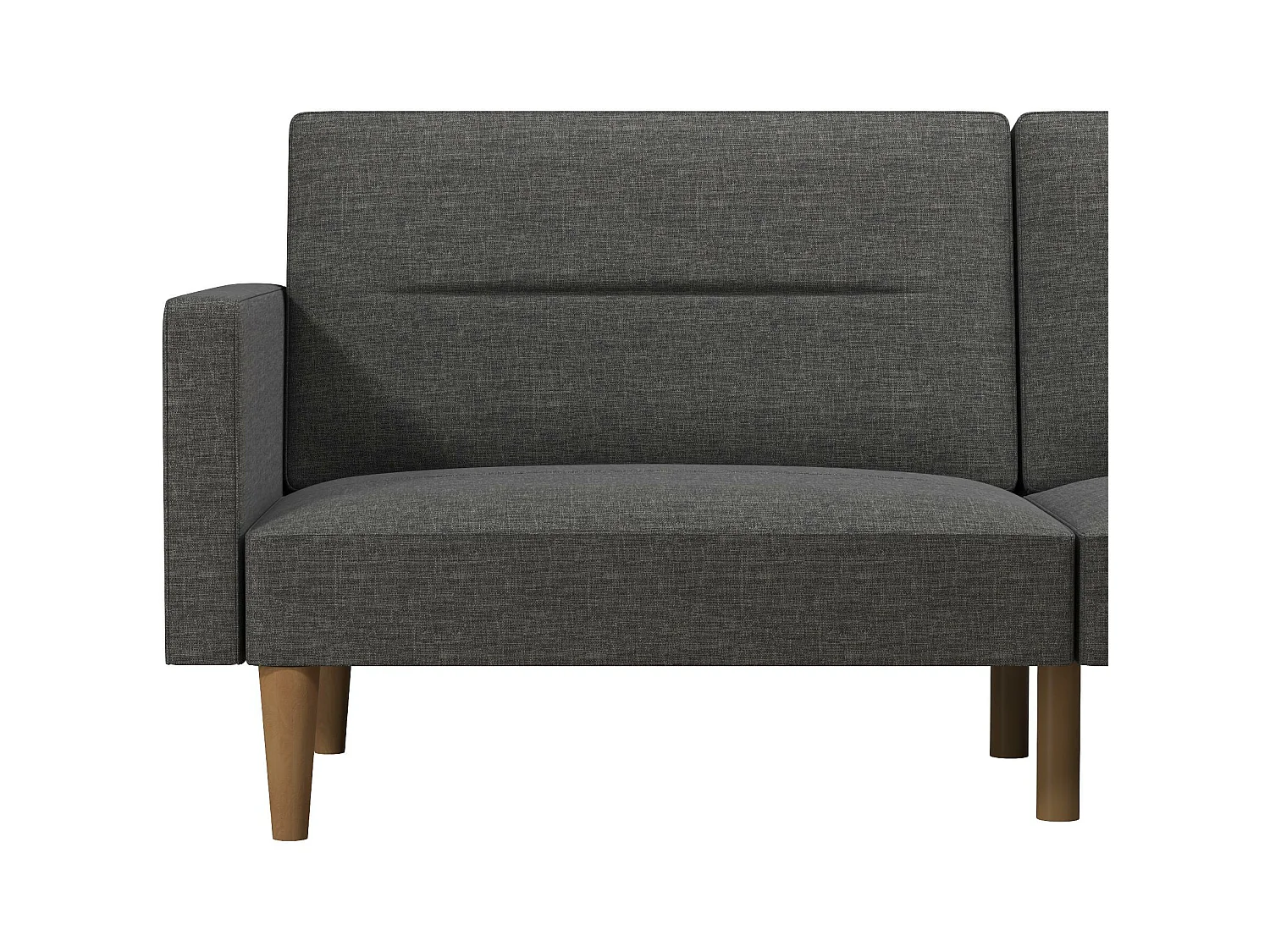 Slaapbank 3 zitplaatsen in Linnen Grijs