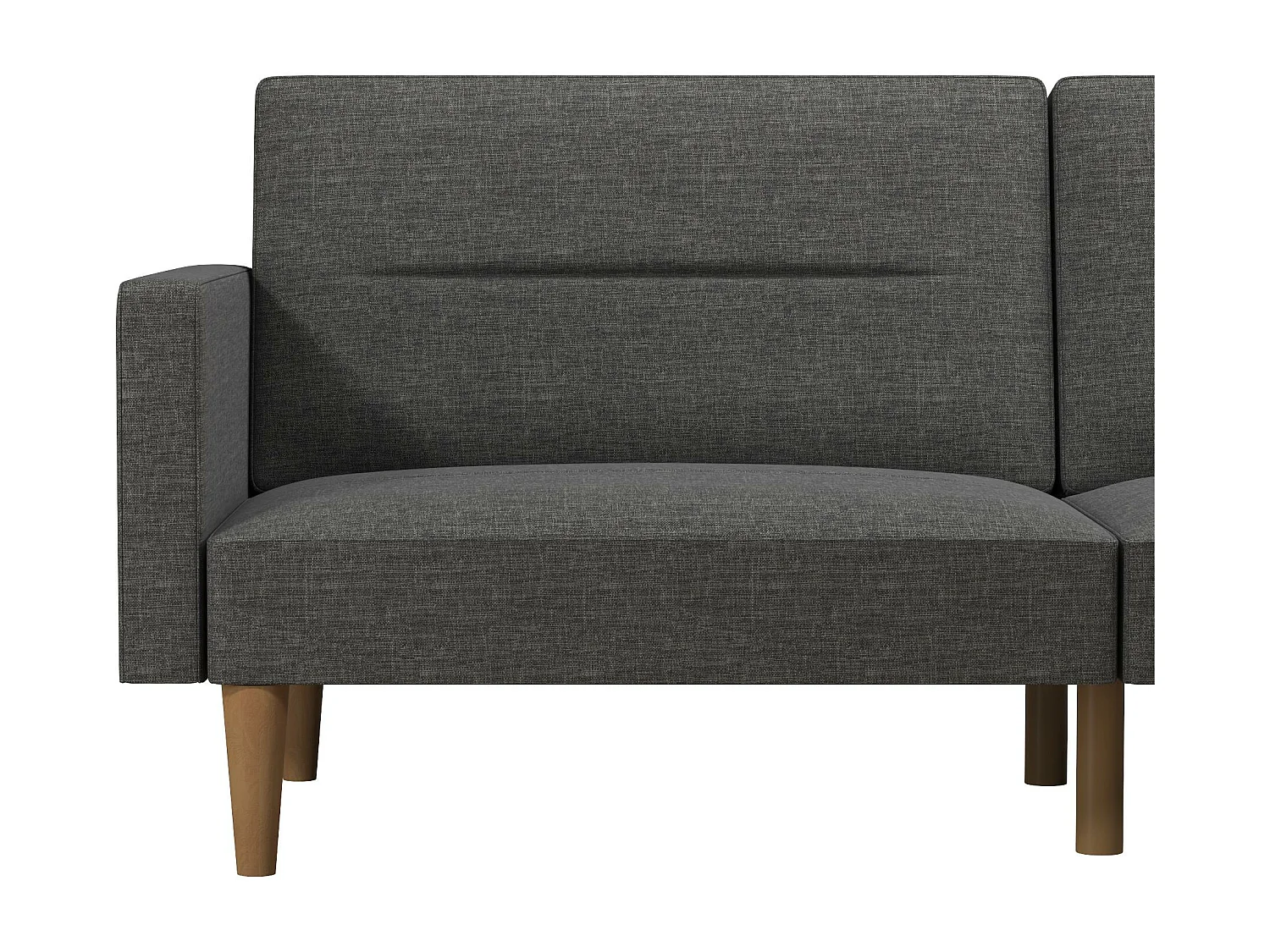 Slaapbank 3 zitplaatsen in Linnen Grijs