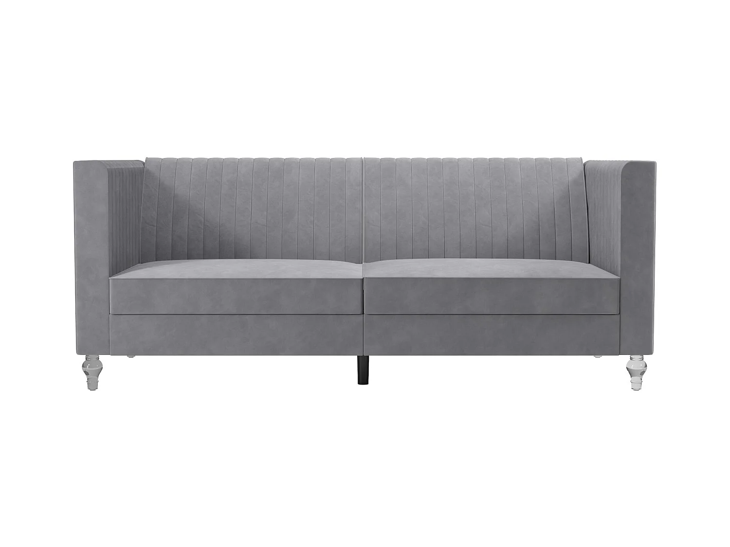 Arabelle | Canapé-lit 3 places en gris velours