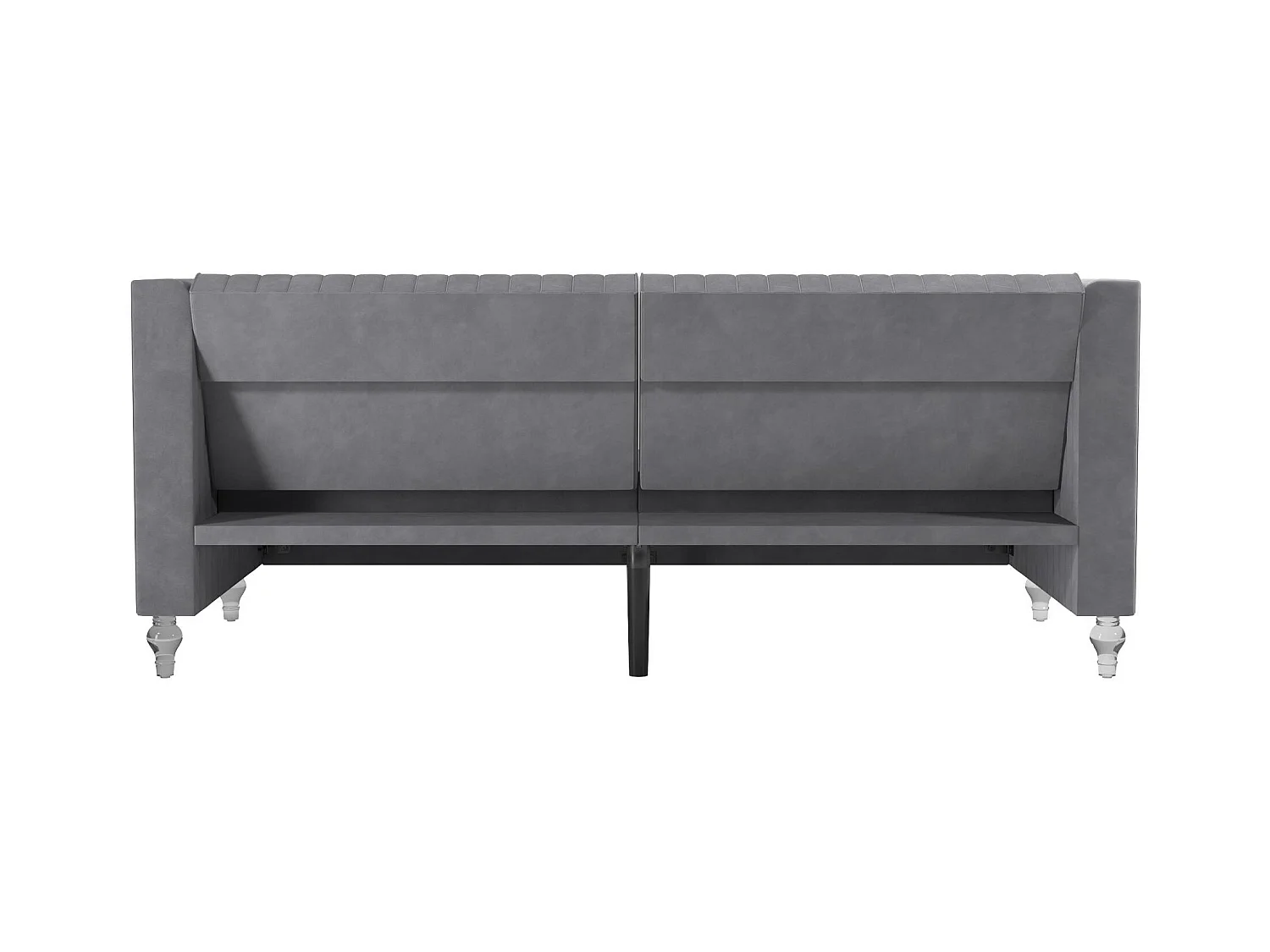 Arabelle | Canapé-lit 3 places en gris velours