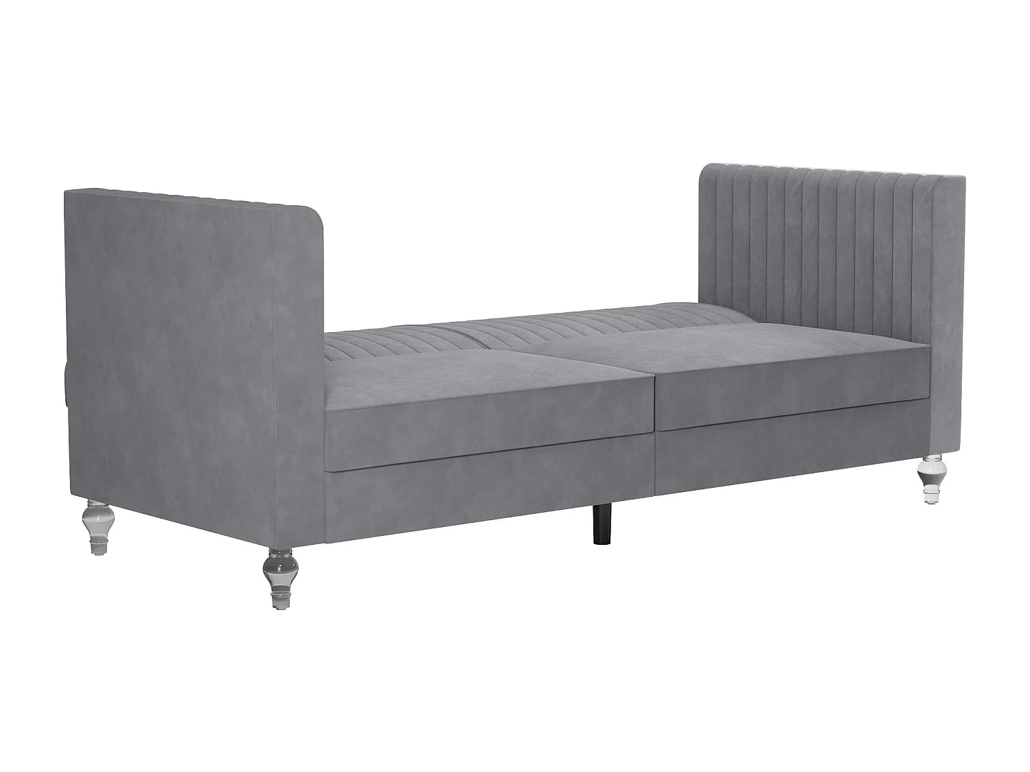 Arabelle | Canapé-lit 3 places en gris velours