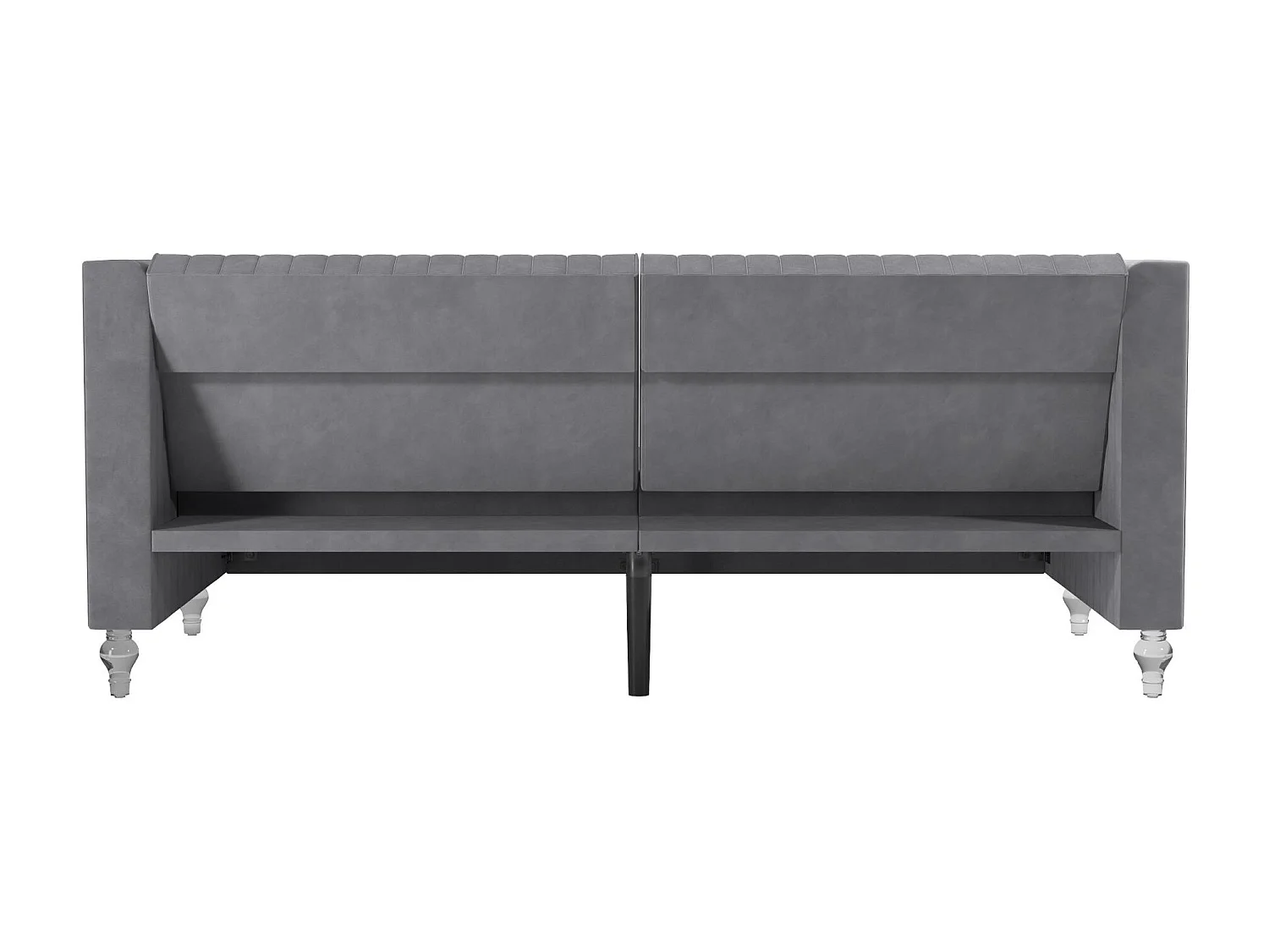 Arabelle | Canapé-lit 3 places en gris velours