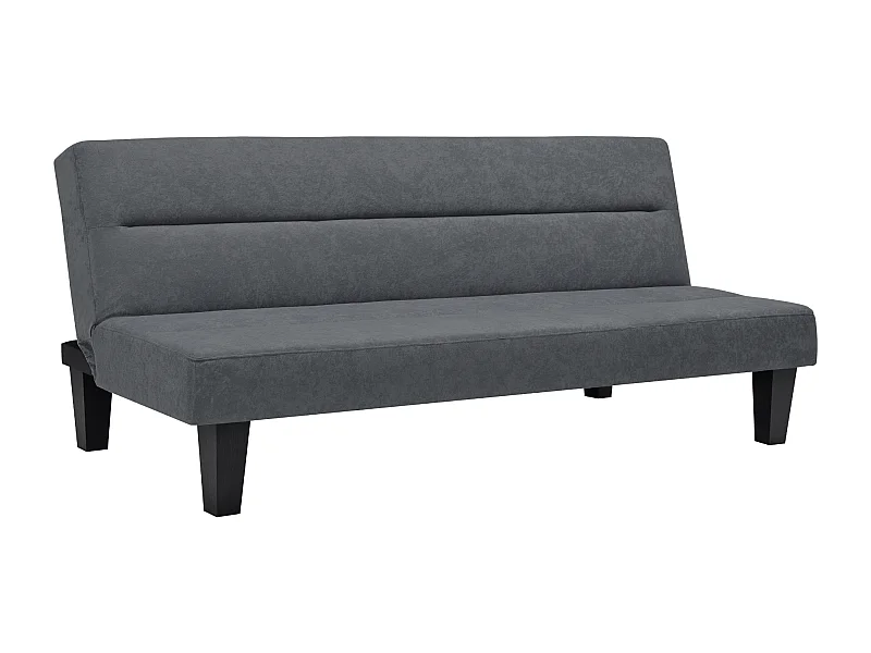 Kebo | Canapé-lit 3 places en microfibre gris