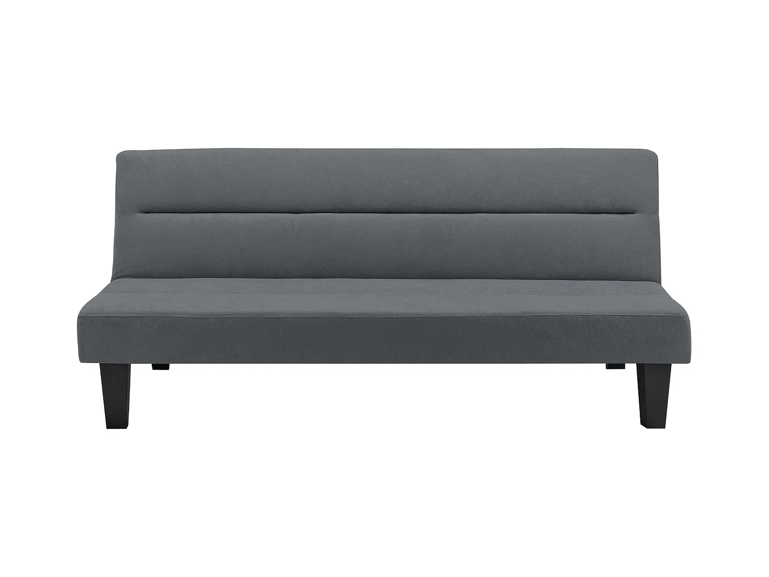 Kebo | Canapé-lit 3 places en microfibre gris