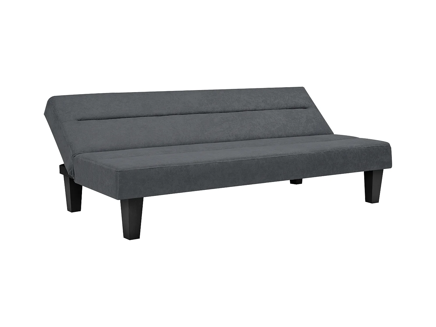 Kebo | Canapé-lit 3 places en microfibre gris