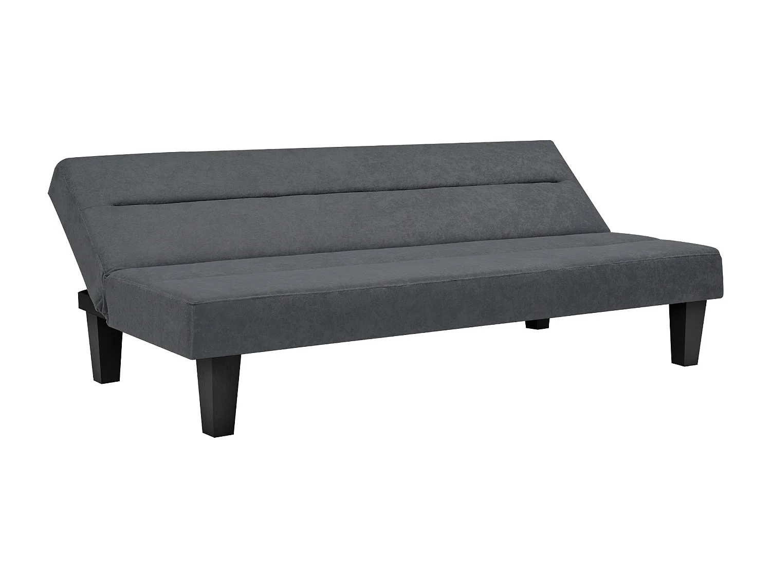 Kebo | Canapé-lit 3 places en microfibre gris