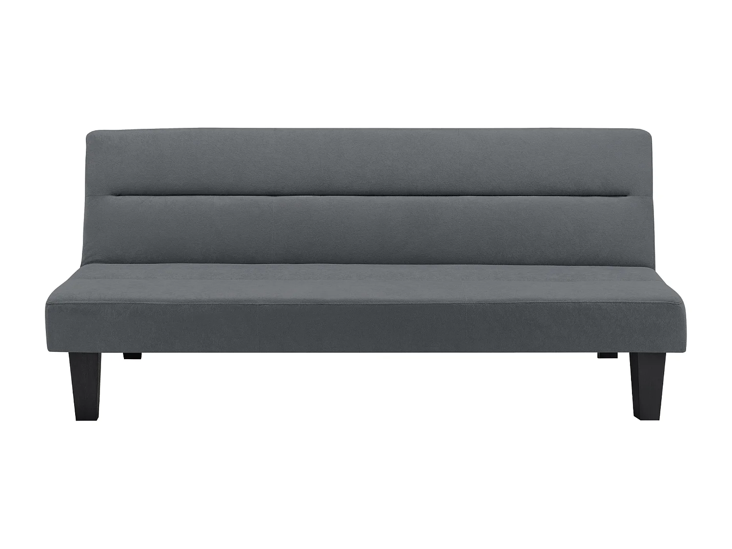 Kebo | Canapé-lit 3 places en microfibre gris