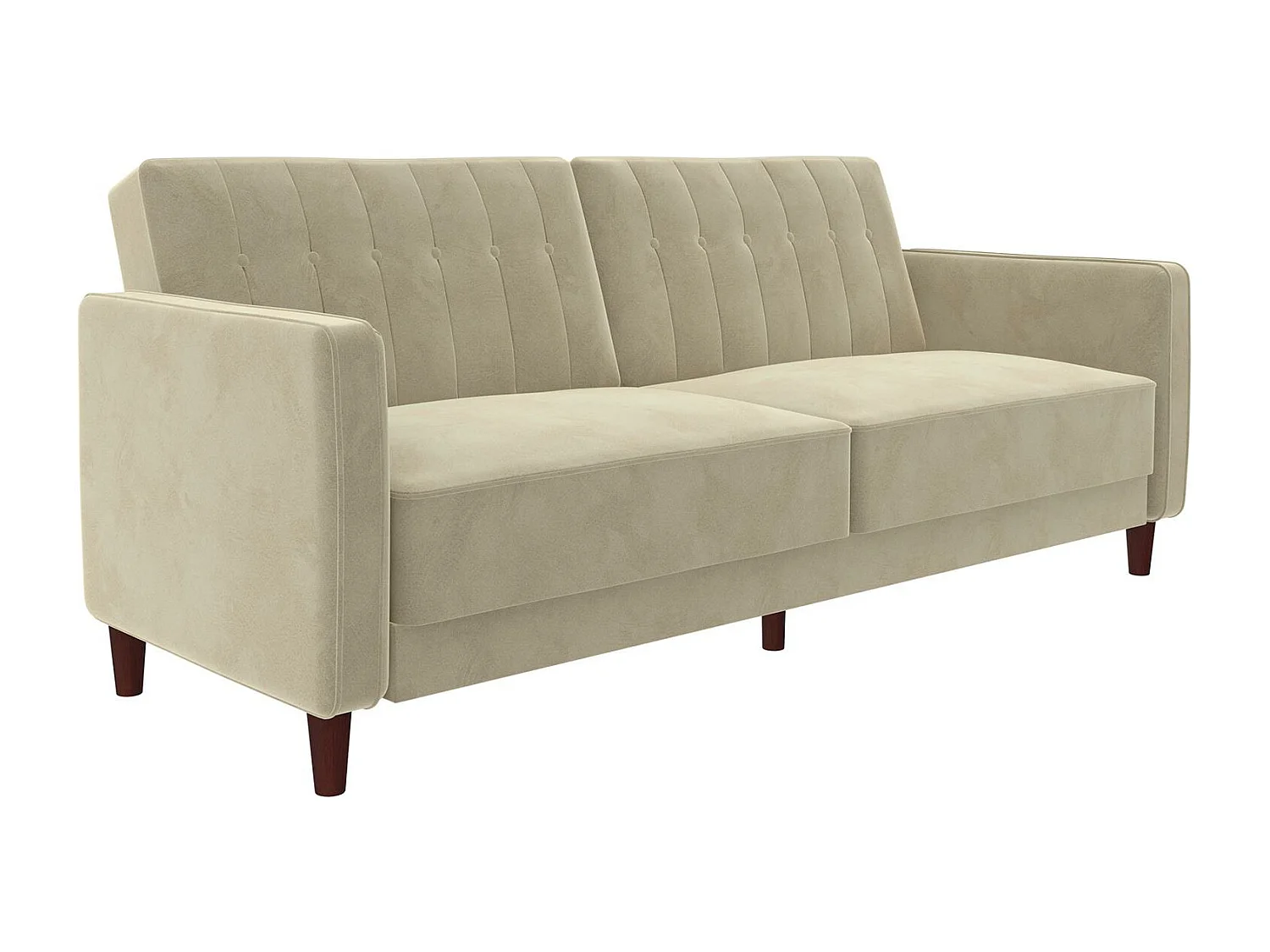 Divano letto 2 posti in velluto