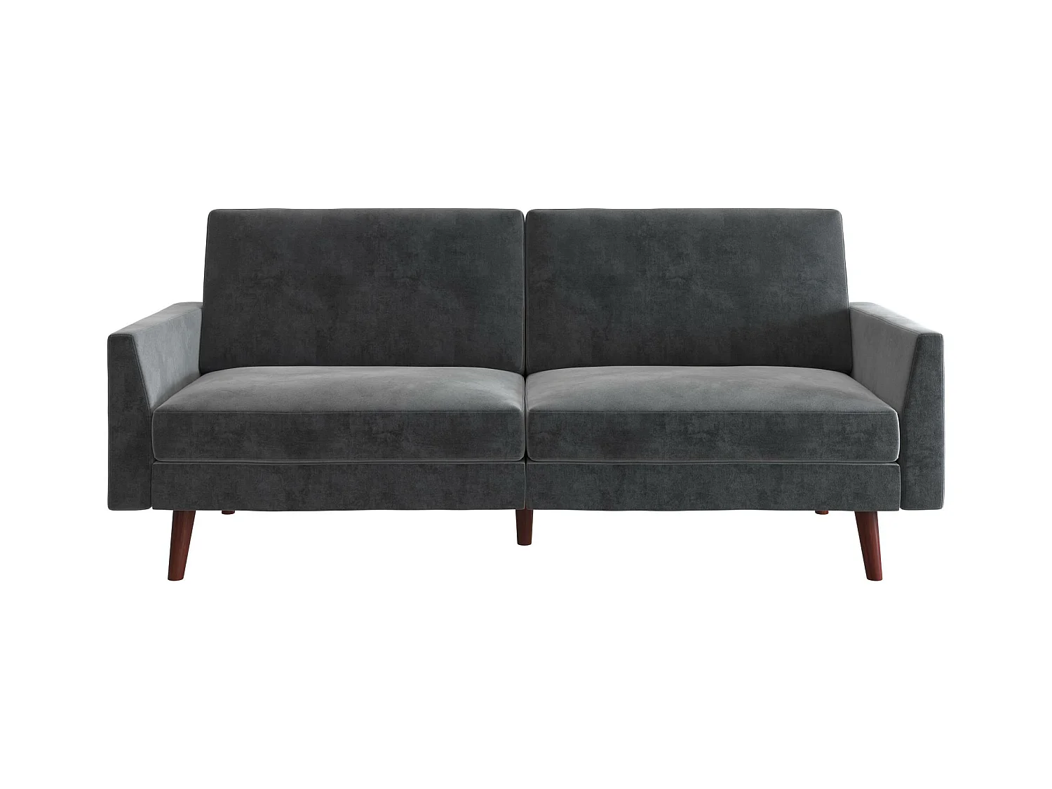 Jules | Canapé-lit 3 places en gris velours
