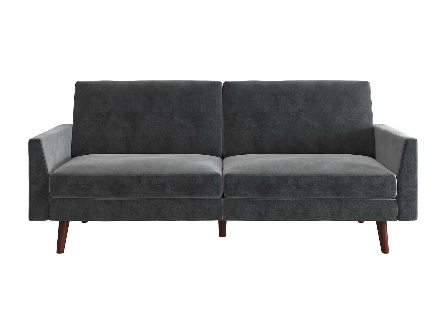 Jules | Canapé-lit 3 places en gris velours