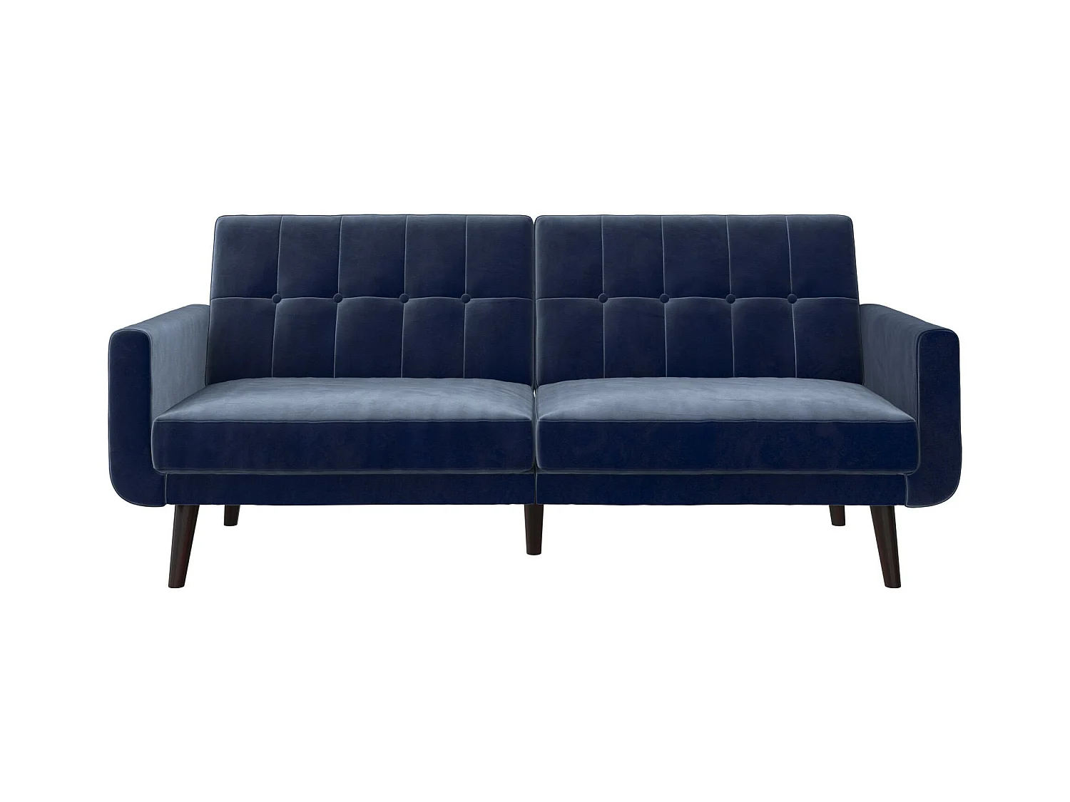 Nola | Canapé-lit 3 places en bleu velours