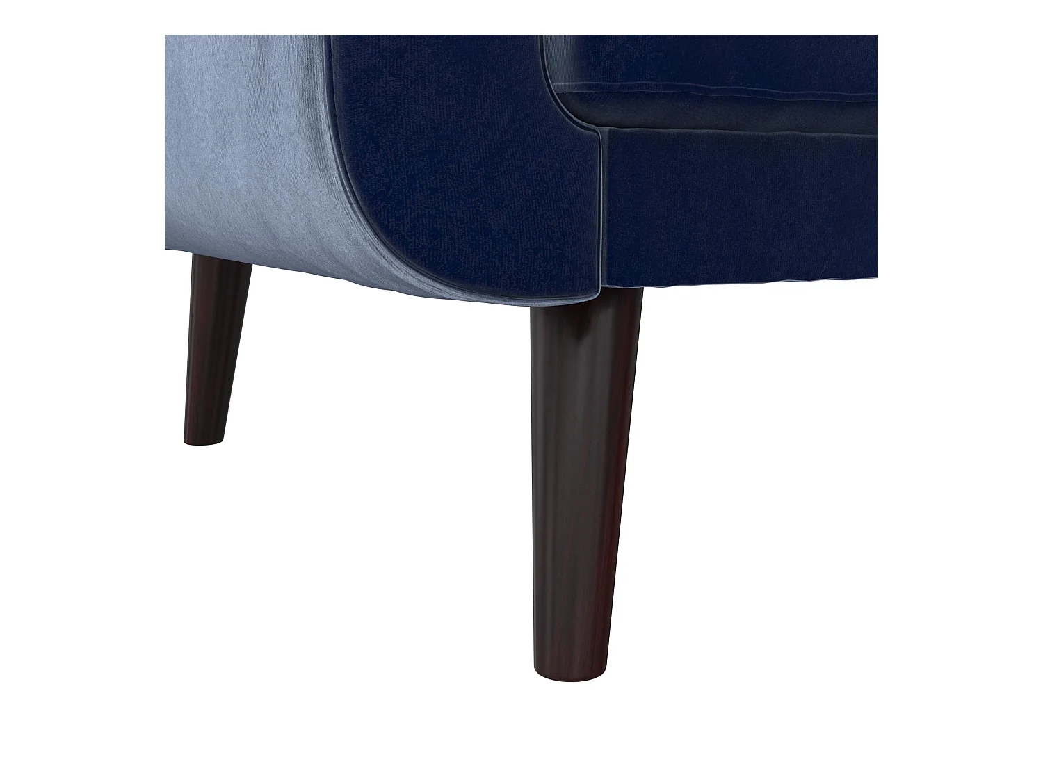 Nola | Canapé-lit 3 places en bleu velours