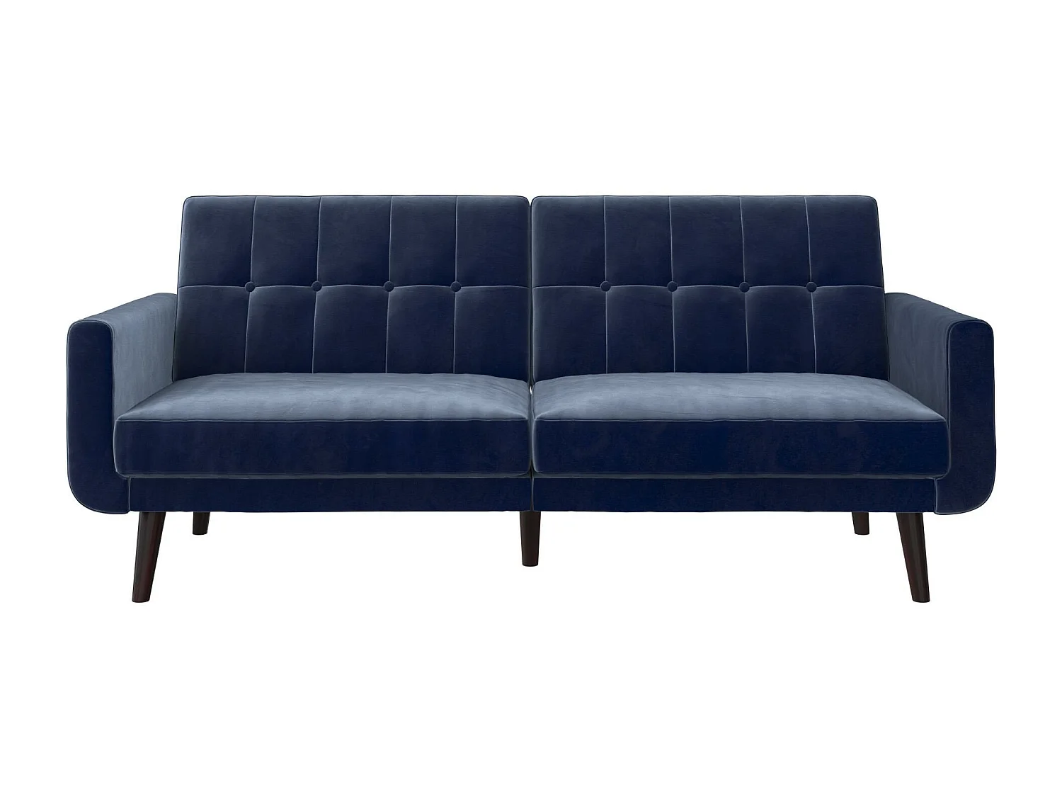 Nola | Canapé-lit 3 places en bleu velours