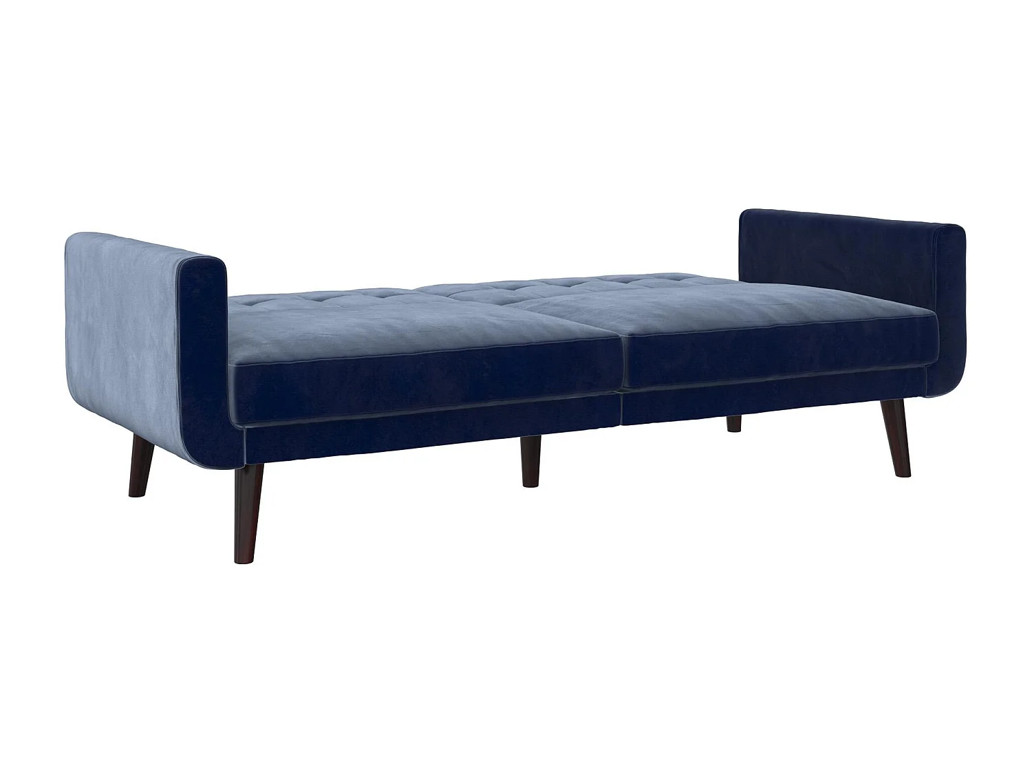 Nola | Canapé-lit 3 places en bleu velours